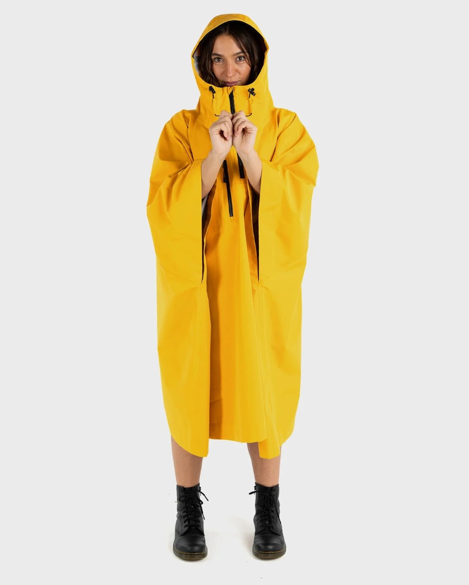 Dryrobe Waterproof Unisex Poncho in Yellow - One Size