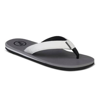 Foamlife Men's Traa Flip-Flops - Stone Grey / White
