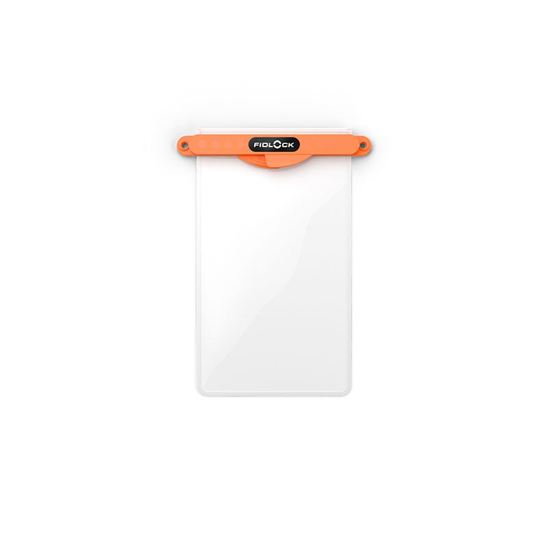 Fidlock Hermetic Medium Dry Bag - Orange/Transparent