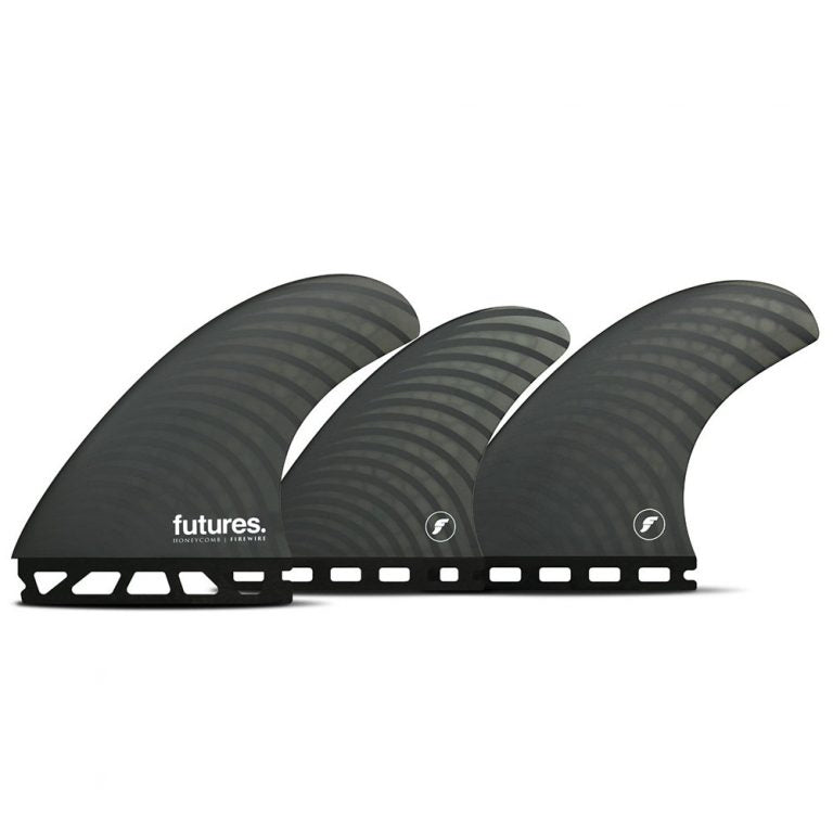 Future Fins Firewire Dan Mann Large 5-fin Surfboard Fins 2021 - Dark Grey - Full View
