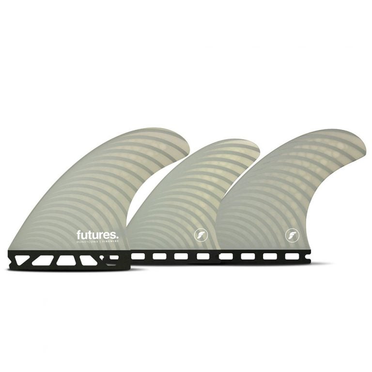 Future Fins Firewire Dan Mann Medium 5-fin Surfboard Fins 2021 - Light Grey - Full View