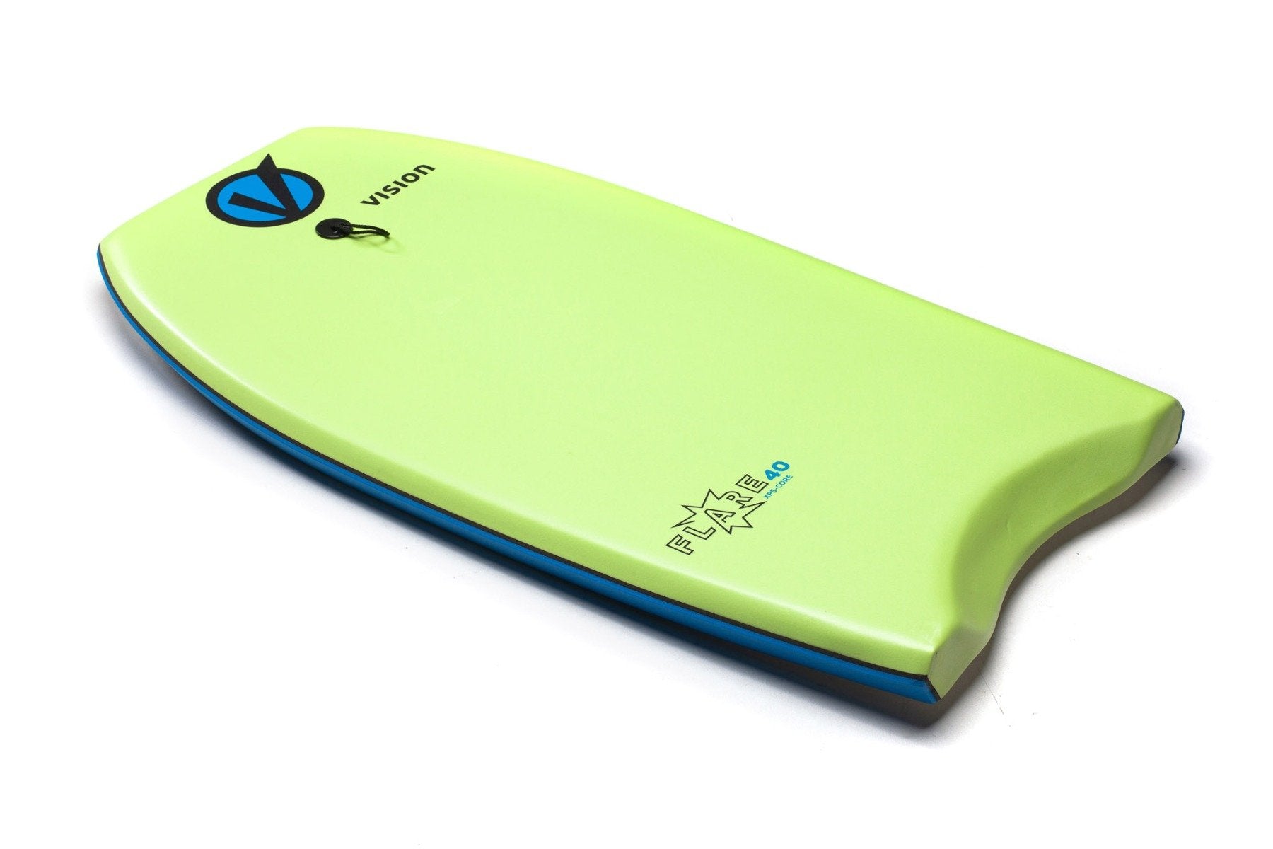Vision Flare 36" Bodyboard in lime/blue