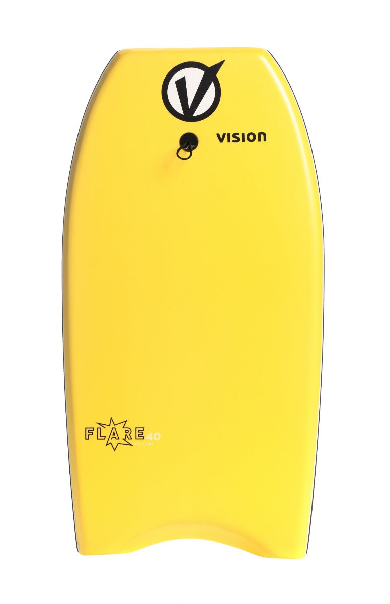 Vision Flare 40 inch Bodyboard 2021 - Yellow/Black