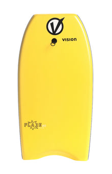 Vision Flare 40 inch Bodyboard 2021 - Yellow/Black