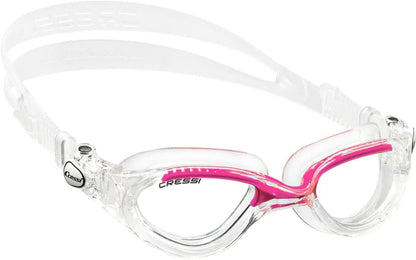 Cressi Flash Women's Swim Goggles - Clear / Pink