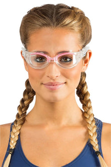 Cressi Flash Women's Swim Goggles - Clear / Pink