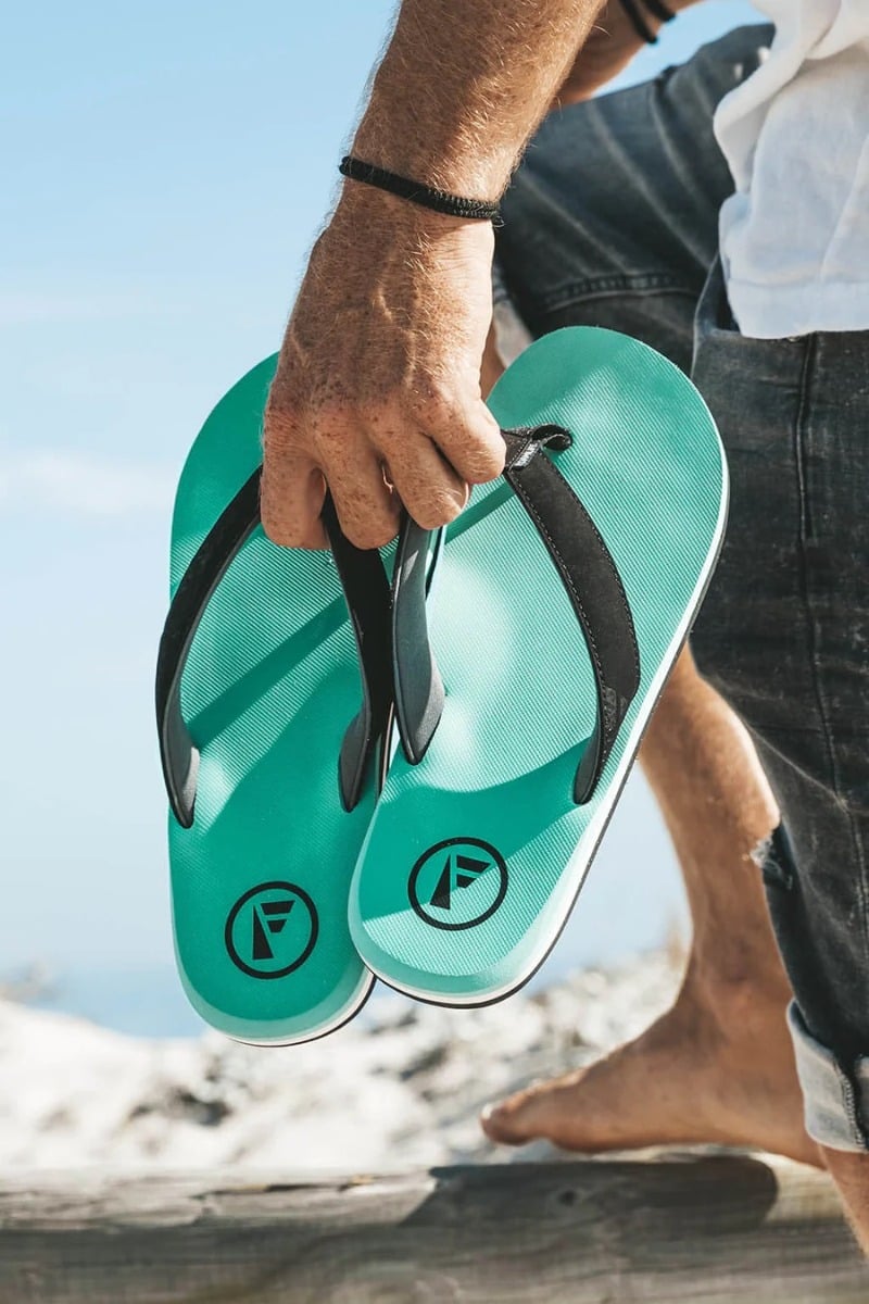 Foamlife Men's Traa Flip-Flops - Spearmint