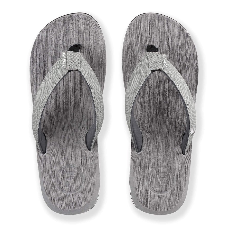 Foamlife Men's Mully Flip-Flops - Stone Grey