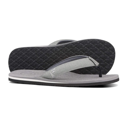 Foamlife Men's Mully Flip-Flops - Stone Grey