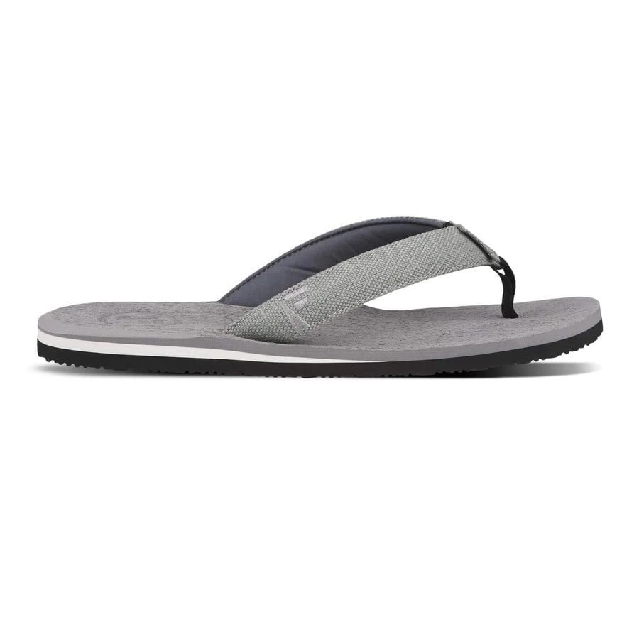 Foamlife Men's Mully Flip-Flops - Stone Grey