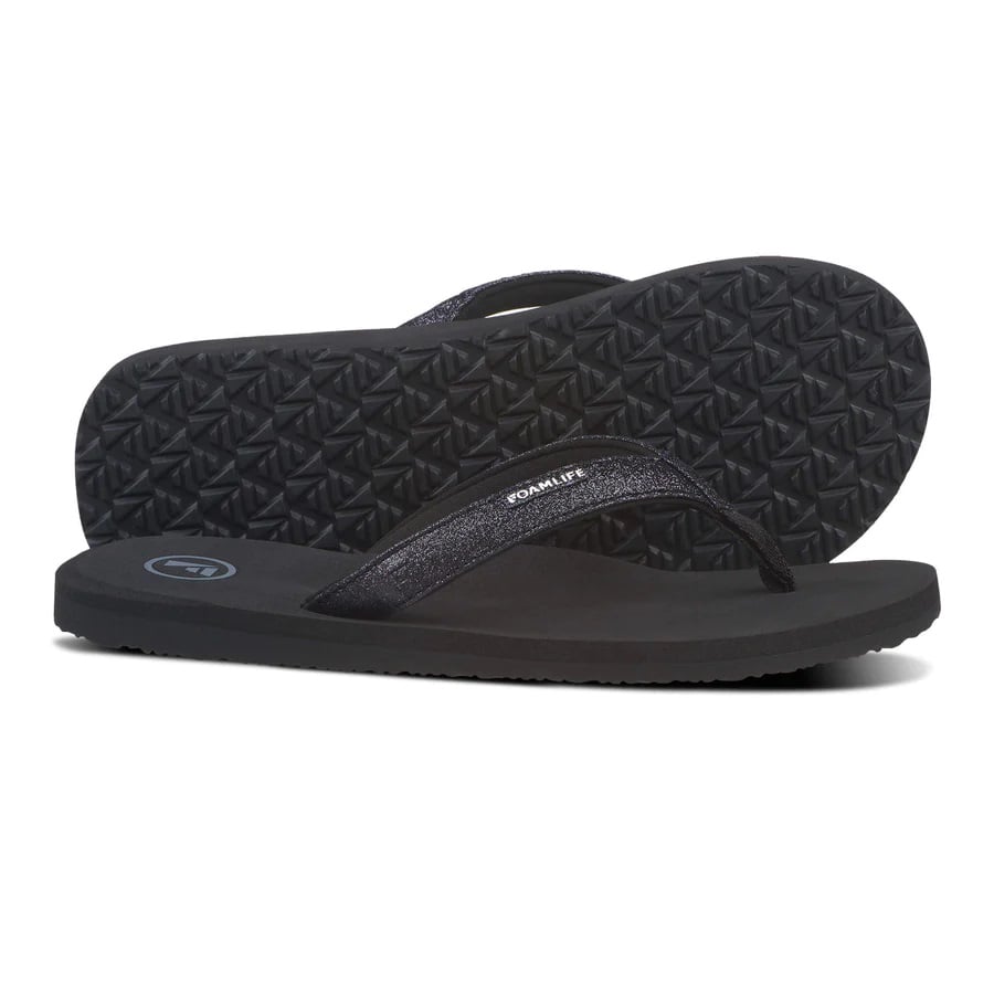 Foamlife Women's Zani Flip-Flops - Black
