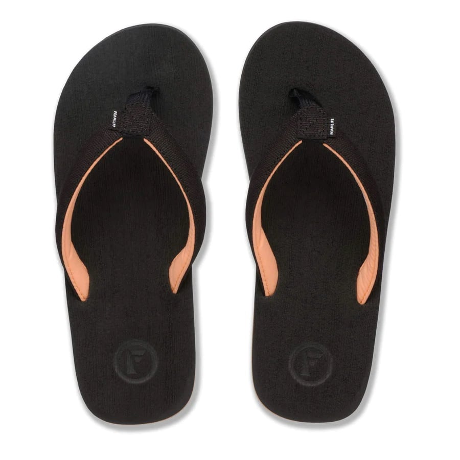Foamlife Women's Wahoo Flip-Flops - Black