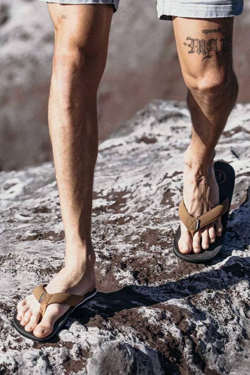 Foamlife Traa Sugar Cane Men's Flip-Flops - Slate/Grey