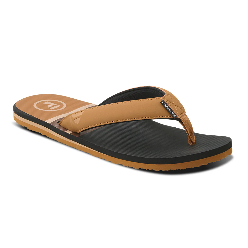 Foamlife Men's Rullen SC Flip-Flops - Tan