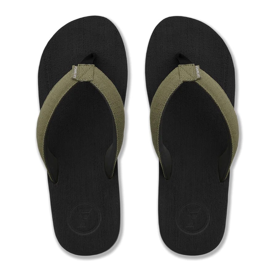 Foamlife Men's Sully Flip-Flops - Black