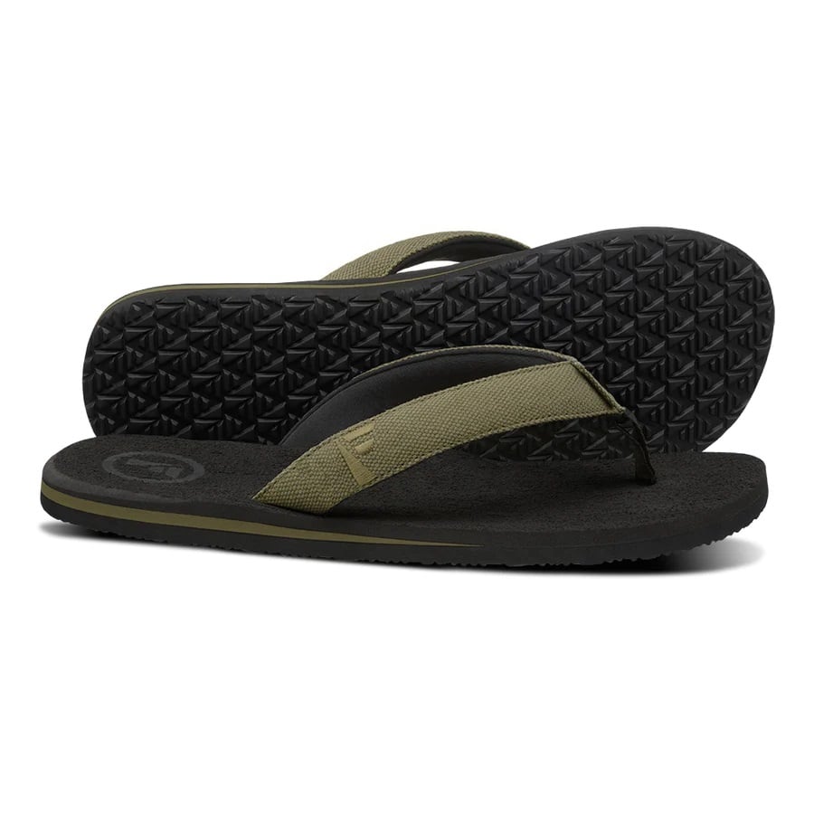 Foamlife Men's Sully Flip-Flops - Black