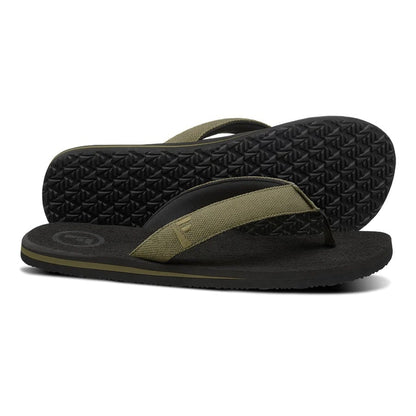 Foamlife Men's Sully Flip-Flops - Black