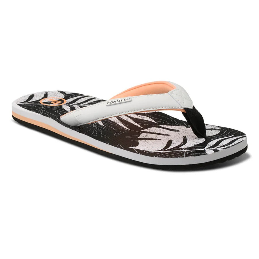 Foamlife Zikat Sugarcane Womens Flip Flops in Black