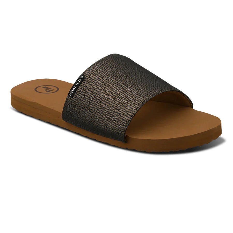 Foamlife Womens Seale Slides in Brown