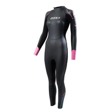 Zone3 Aspect Womens Breaststroke Wetsuit in Black/Pink