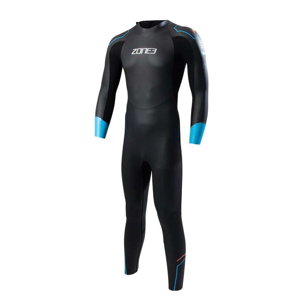 Zone3 Aspect Mens Breaststroke Wetsuit in Black/Blue