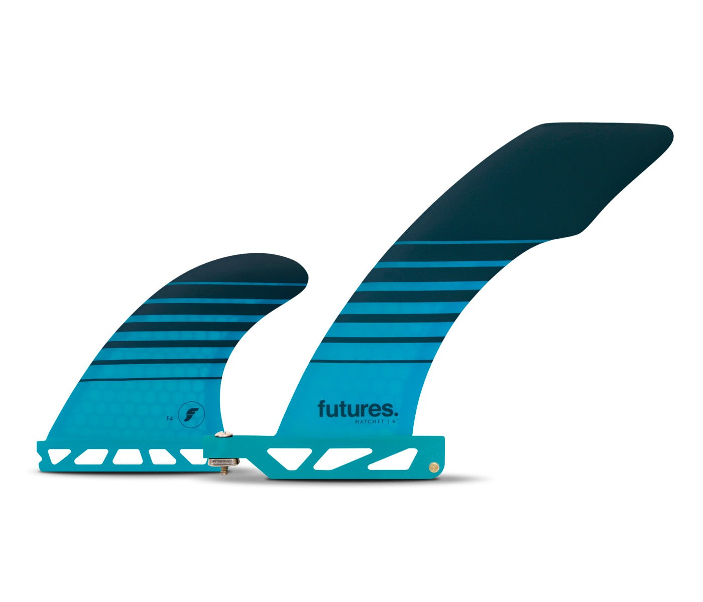 Futures Fins Hatchet Honeycomb 2+1 Fins in Blue