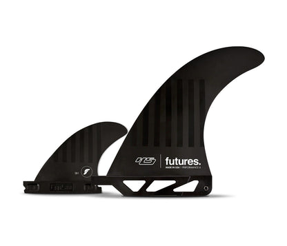 Futures Hayden Shapes Alpha 2+1 Fins - Black