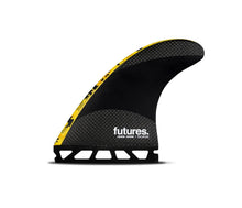 Futures John John Florence Techflex Thruster Fins (Pro) in Digi Yellow