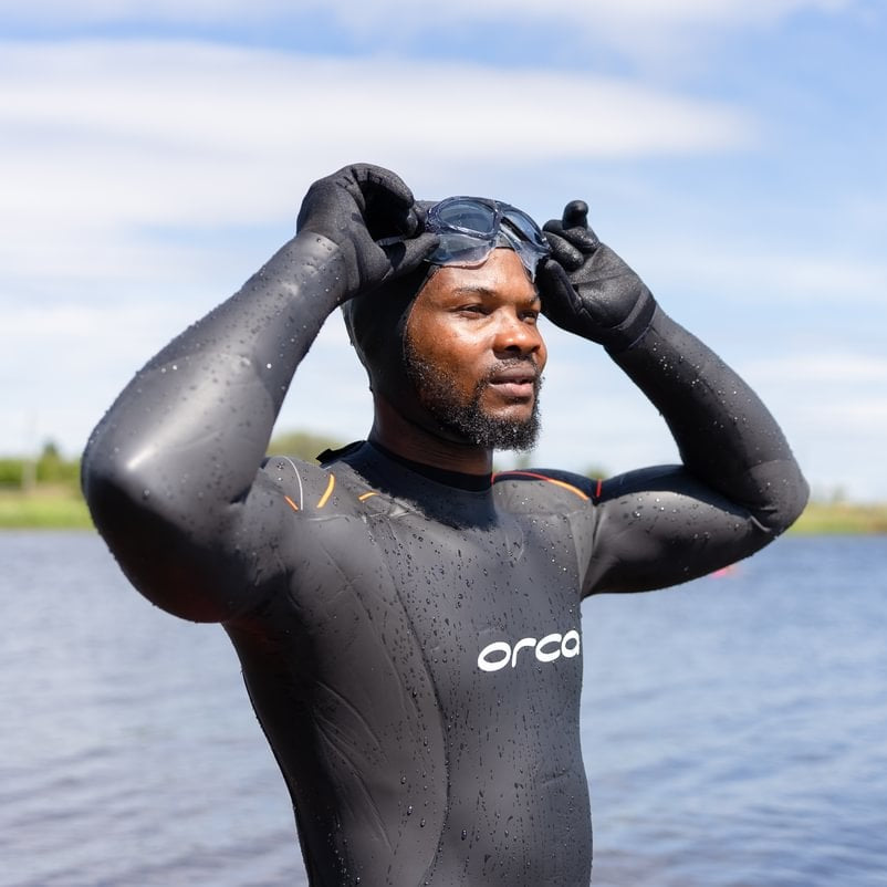 Orca Killa Hydro Swim Goggle Mask - Black/Smoke
