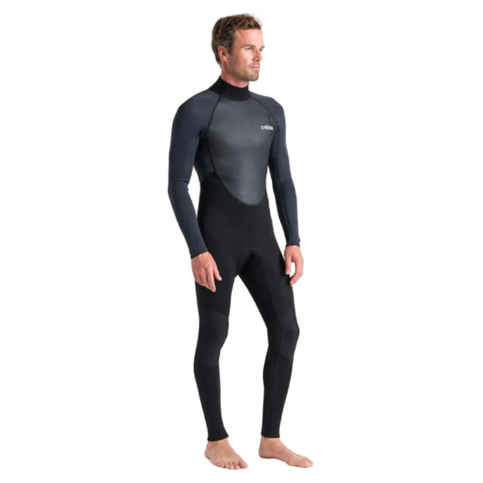 C-Skins Element 3/2mm Men's Summer Wetsuit 2026 - Black/Anthracite/Cyan