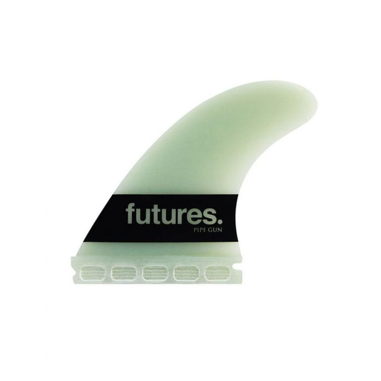 Future Fins G10 Pipe Gun Thruster Fins 2021 - Clear - Full View