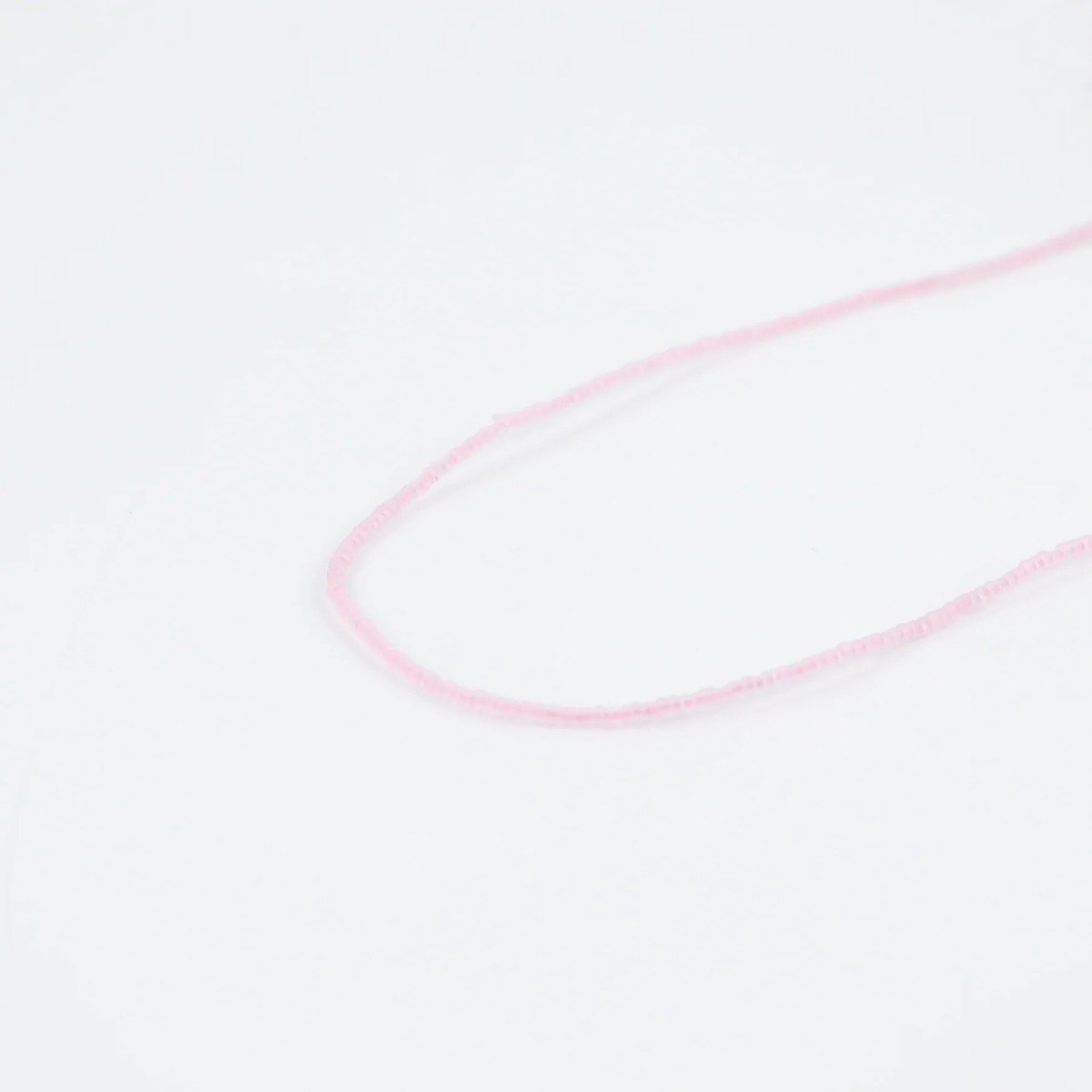 Pineapple Island Ka'anapali Frosted Glass Beaded Necklace - Pink