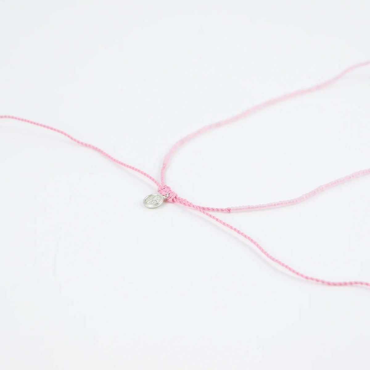 Pineapple Island Ka'anapali Frosted Glass Beaded Necklace - Pink