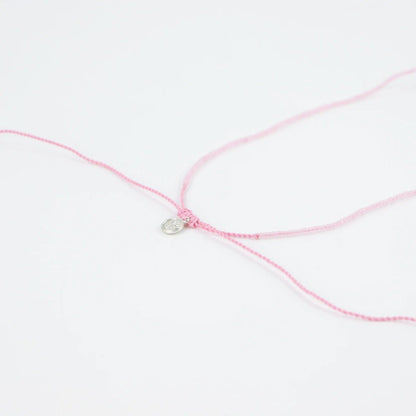 Pineapple Island Ka'anapali Frosted Glass Beaded Necklace - Pink