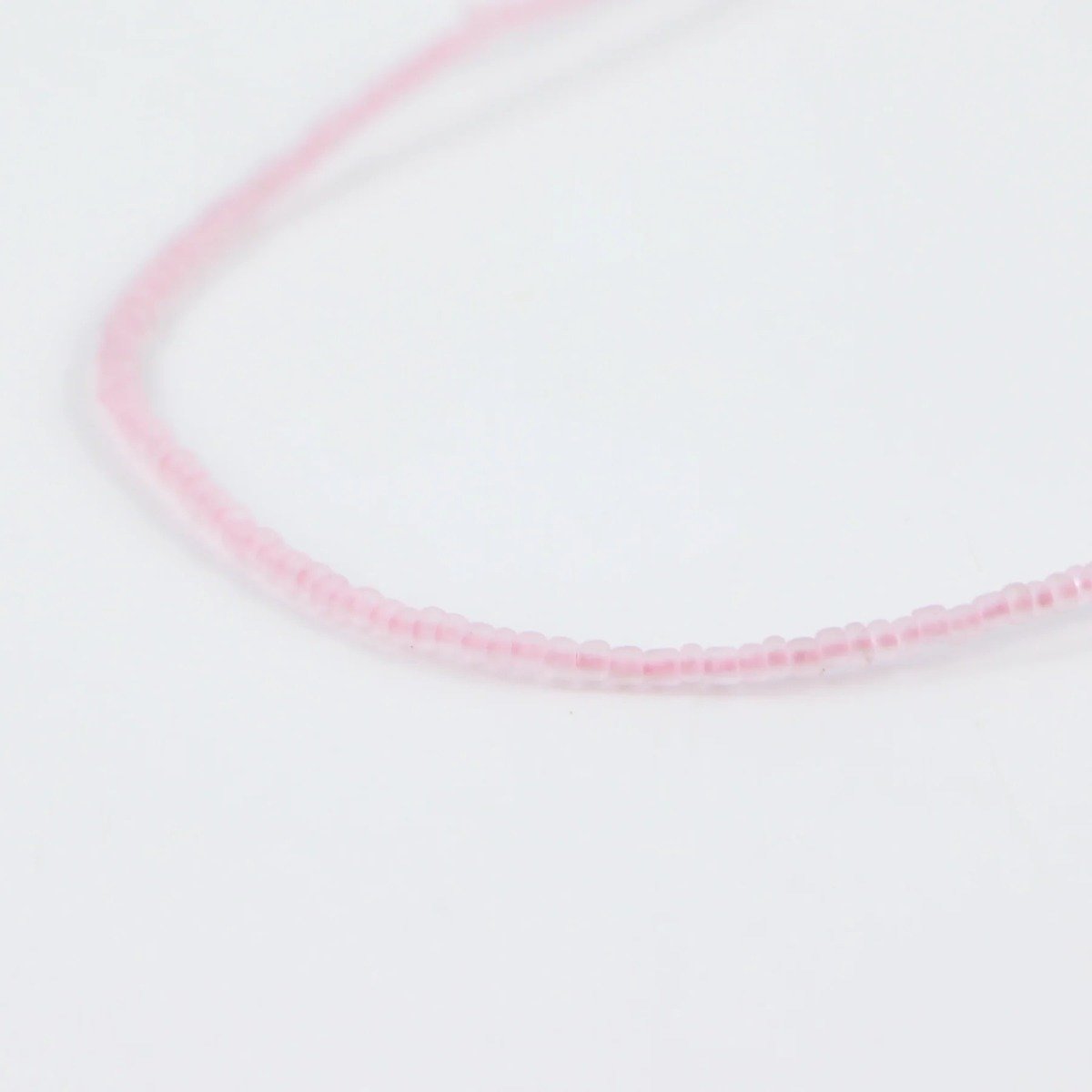 Pineapple Island Ka'anapali Frosted Glass Beaded Necklace - Pink