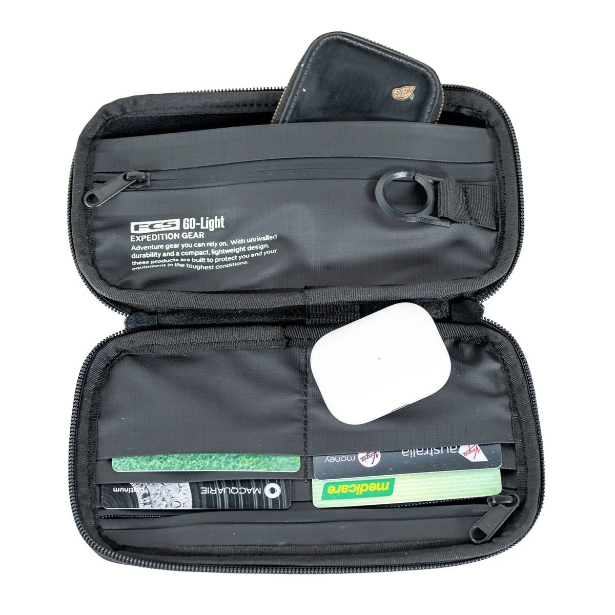 FCS GO-Light Travel Wallet - Black
