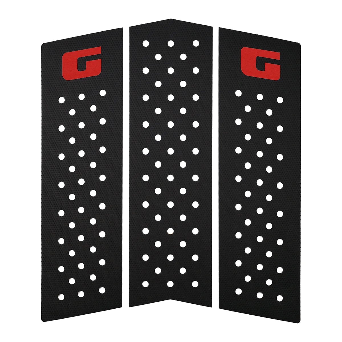 Gorilla Grip Modern Heritage Mid Deck Pad in Black/Red