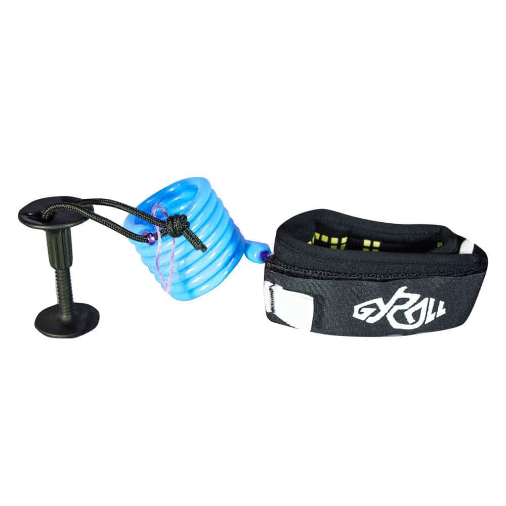 Mike Stewart Gyroll Bicep Bodyboard Leash - Aqua - Full View
