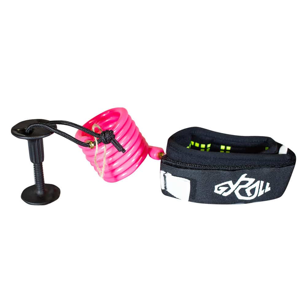 Mike Stewart Gyroll Bicep Bodyboard Leash - Pink - Full View