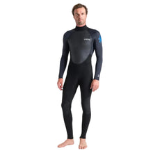 C-Skins Element 3/2mm Men's Summer Wetsuit 2026 - Black/Anthracite/Cyan