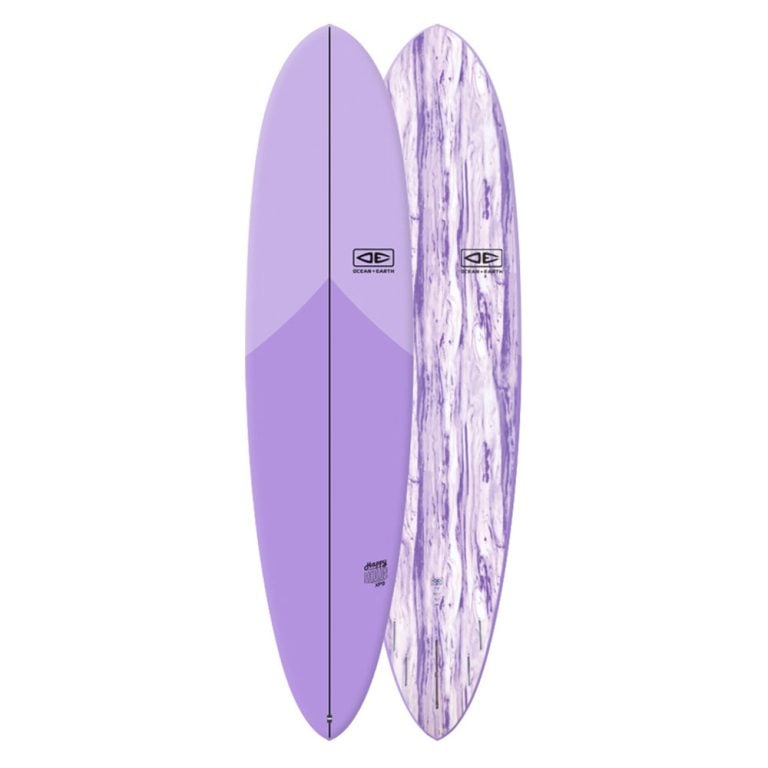 Ocean and Earth Happy Hour 7'6" Epoxy Softboard - Violet - Full View