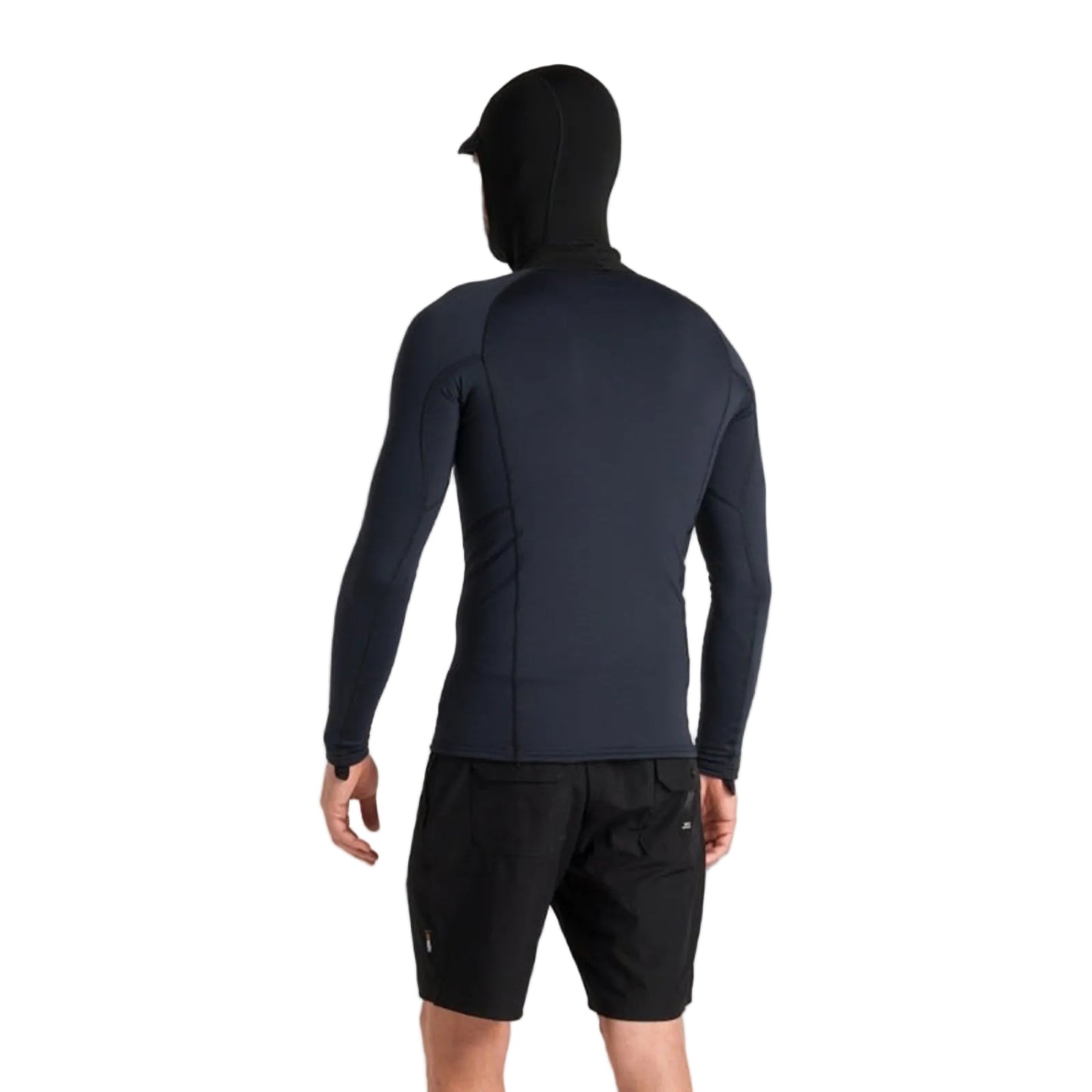 C-Skins HDi Skins Mens LS Hooded Vest - Black