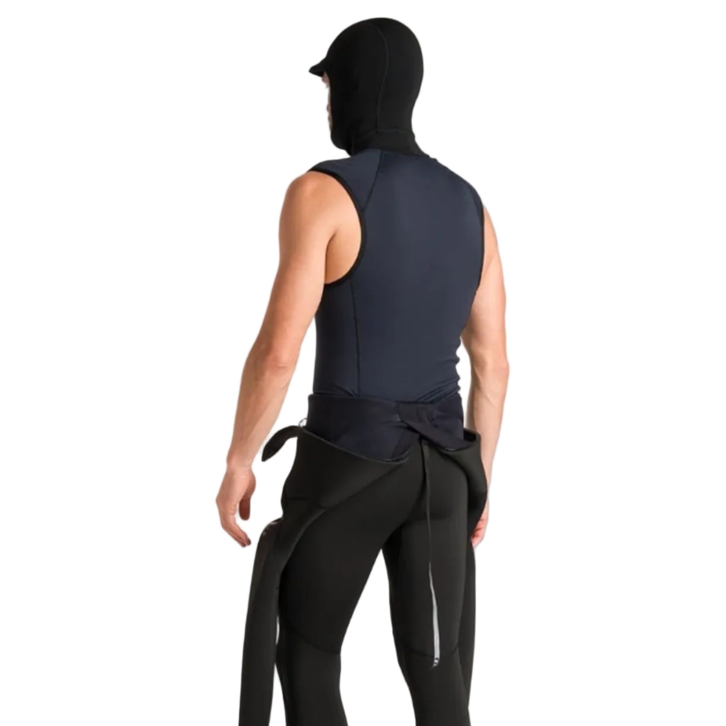 C-Skins HDi Skins Mens Hooded Vest - Black