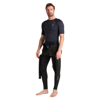 C-Skins HDi Skins Mens SS Thermal Rash Vest - Black