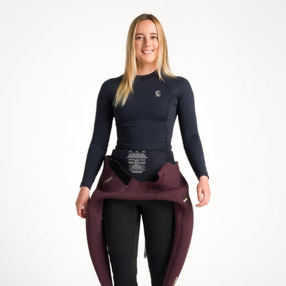 C-Skins HDi Skins Womens LS Vest - Black