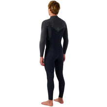 O'Neill Hyperfreak 4/3mm+ Chest Zip Wetsuit 2026 - Black / Tempered Steel