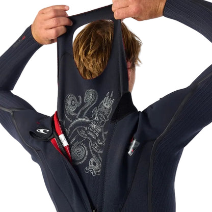 O'Neill Hyperfreak Fire 5/4+mm Back Zip Winter Wetsuit 2026 - Black