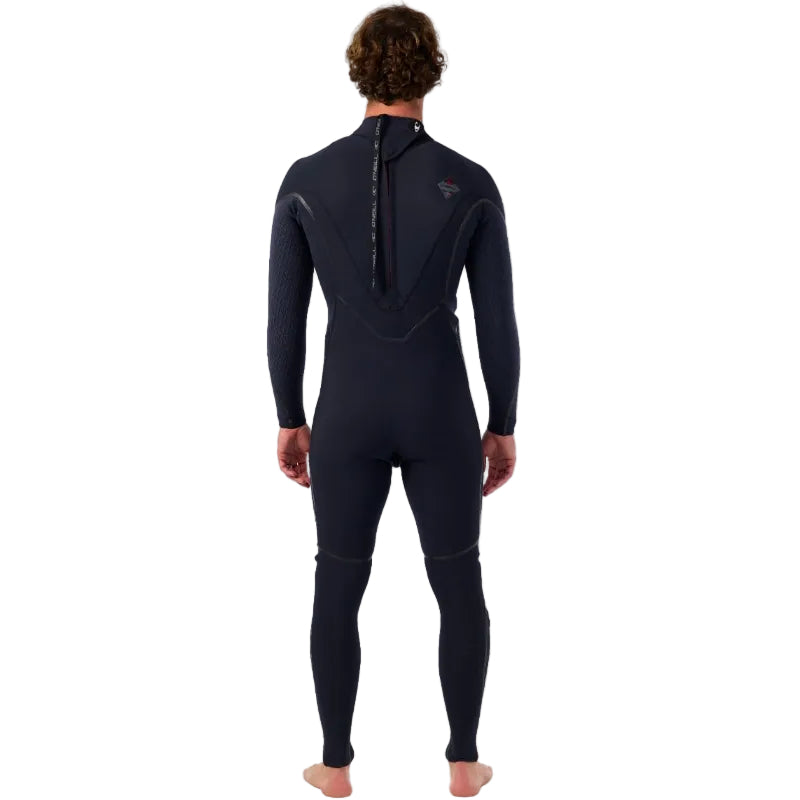O'Neill Hyperfreak Fire 5/4+mm Back Zip Winter Wetsuit 2026 - Black