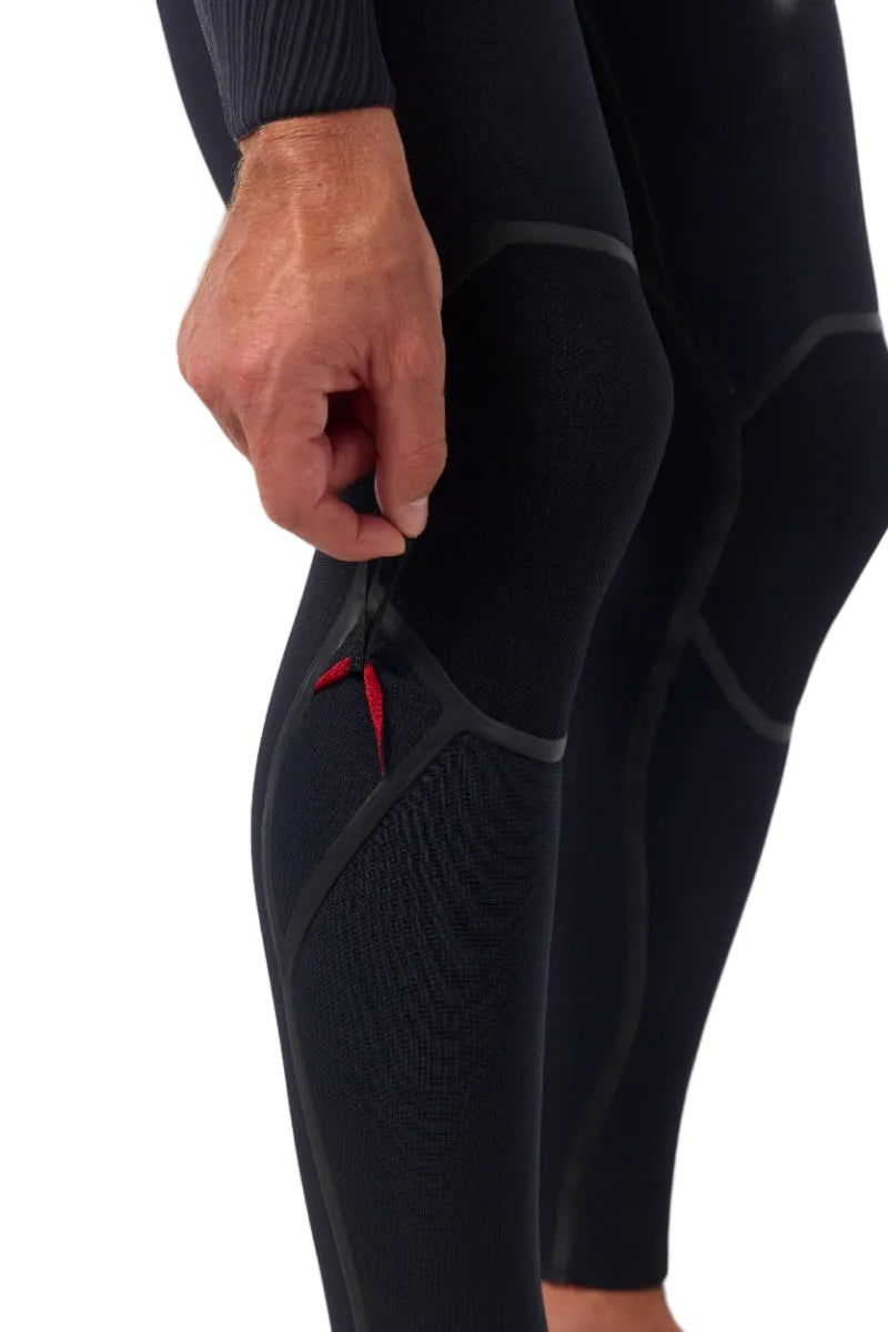 O'Neill Hyperfreak Fire 3/2+mm Chest Zip Wetsuit 2026 - Black