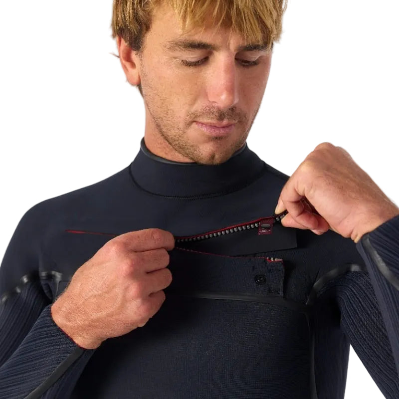 O'Neill Hyperfreak Fire 4/3mm+ Chest Zip Winter Wetsuit 2026 - Black